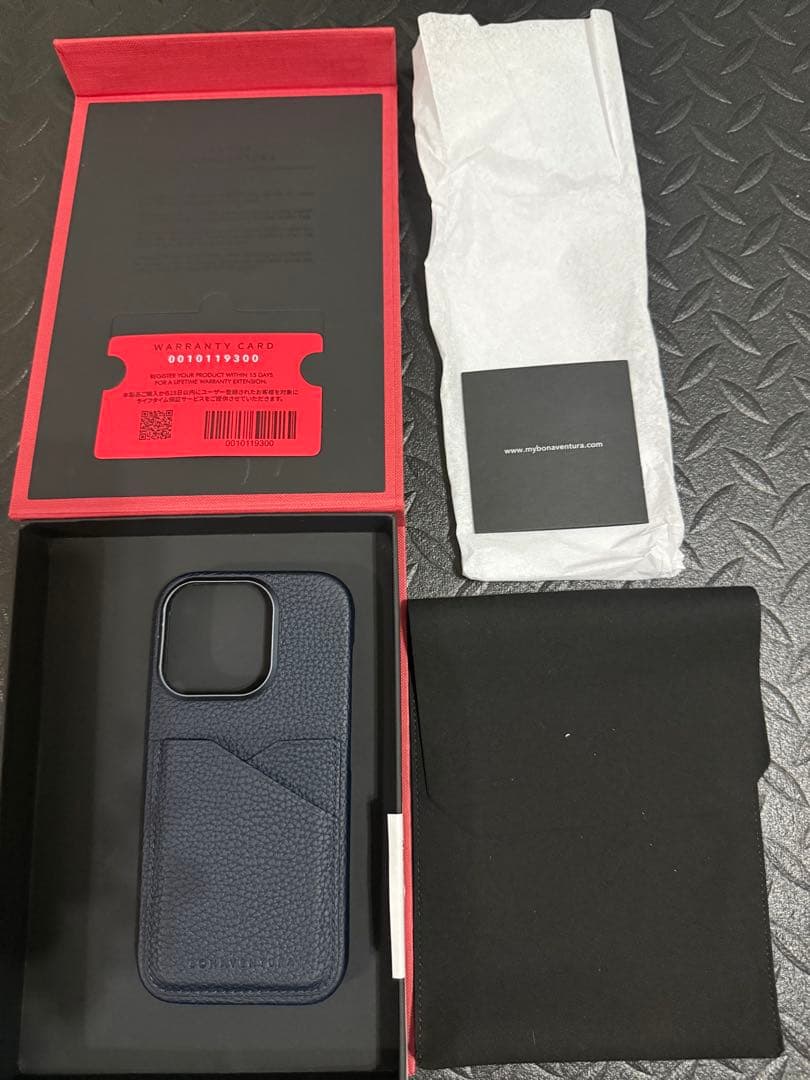 BONAVENTURA iPhone16Proカバーケース 最高級レザー 本革