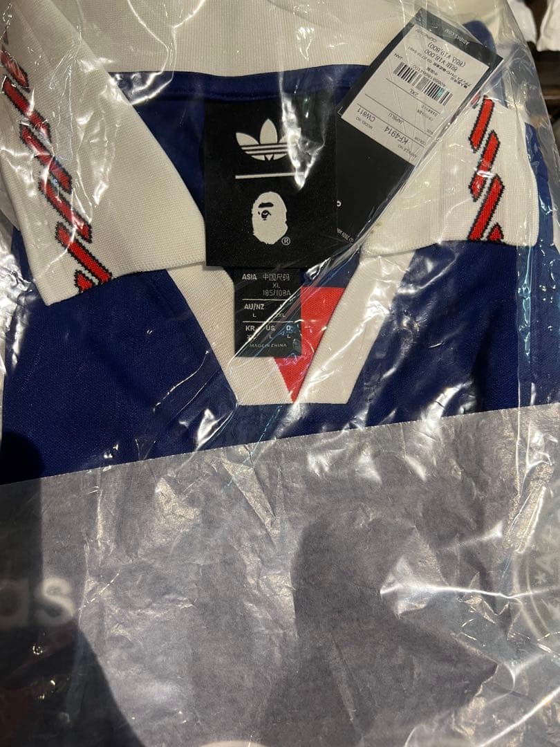 トップス A BATHING APE x adidas Flame Jersey Blue