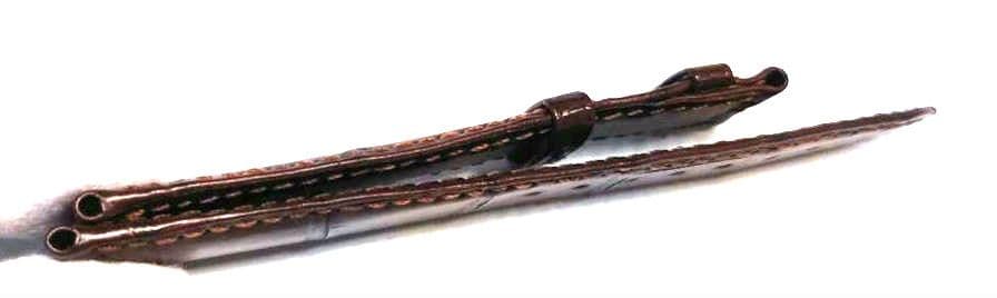 【正規品未使用】上質ワニ革ベルト　21-18ミリ　ピアジェ