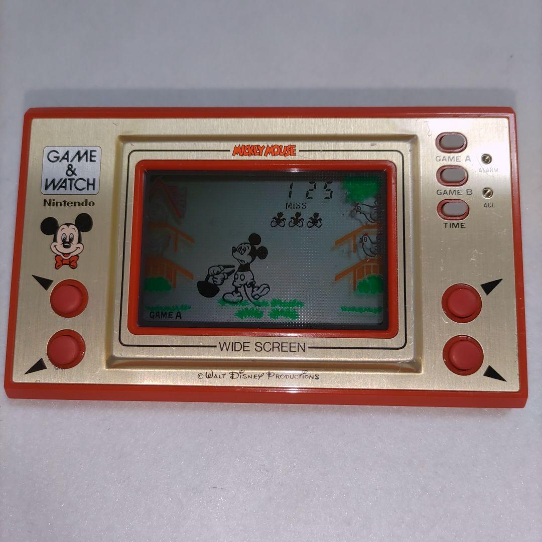 ゲーム＆ウォッチ ワイドスクリーン　ミッキーマウス