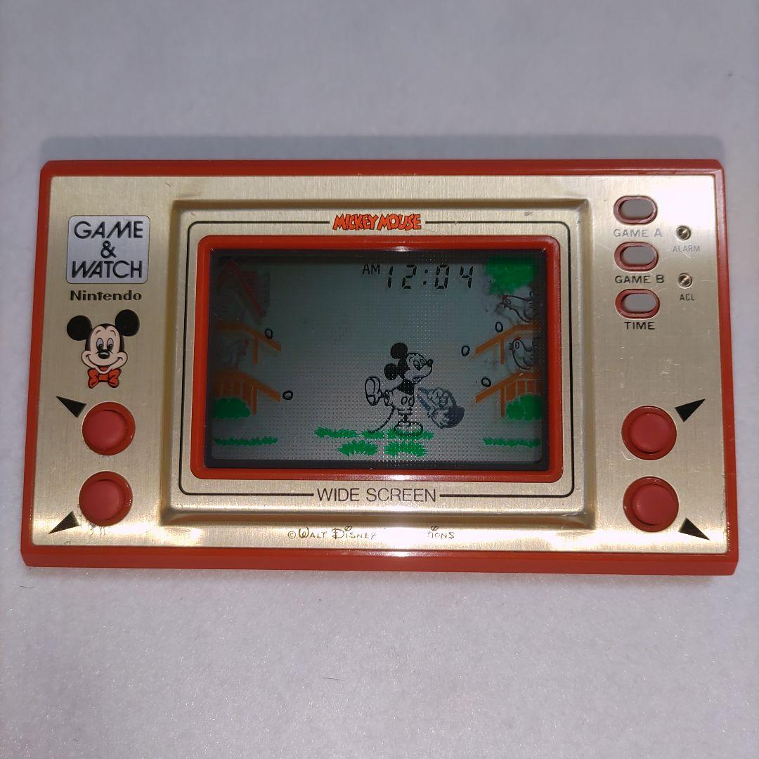 ゲーム＆ウォッチ ワイドスクリーン　ミッキーマウス