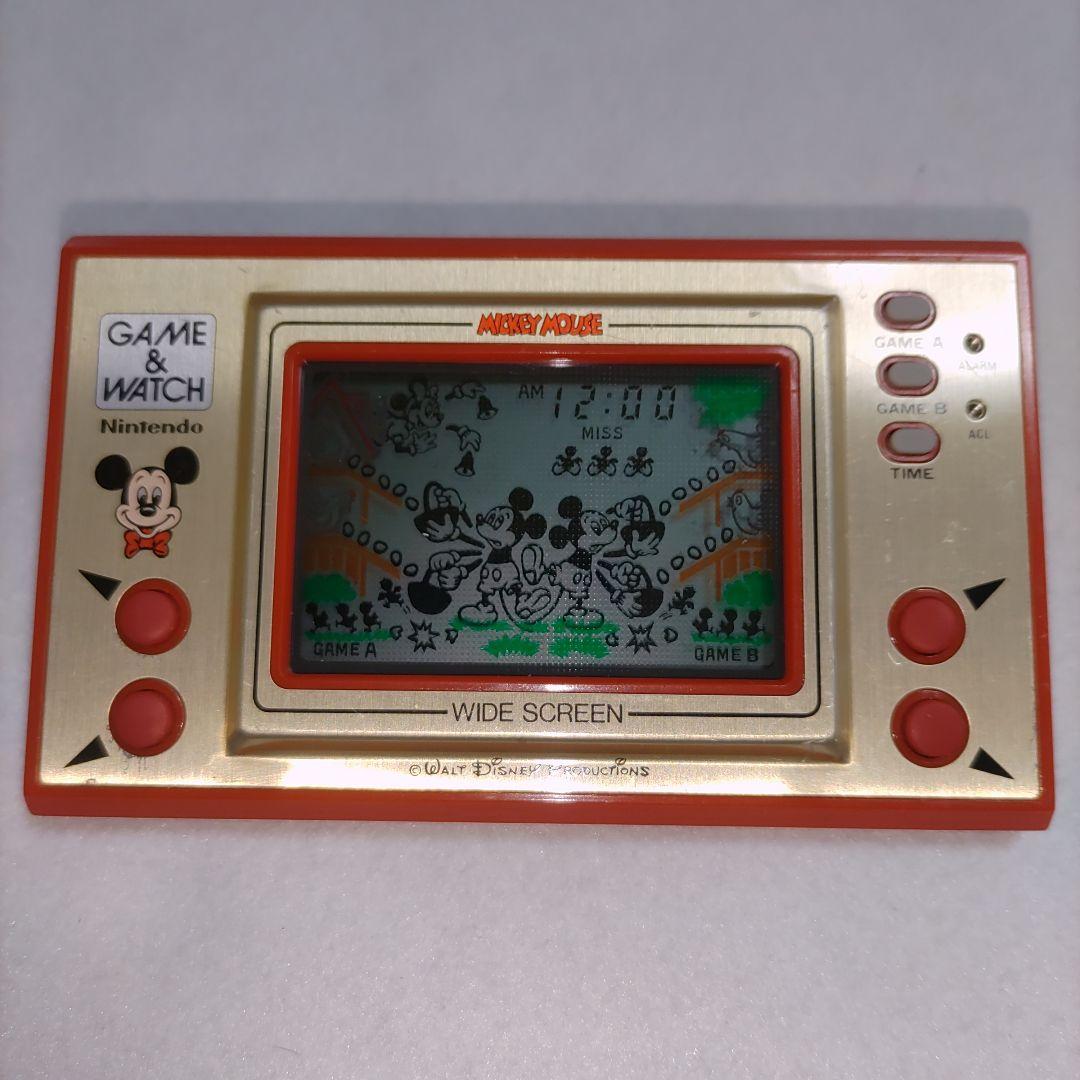 ゲーム＆ウォッチ ワイドスクリーン　ミッキーマウス