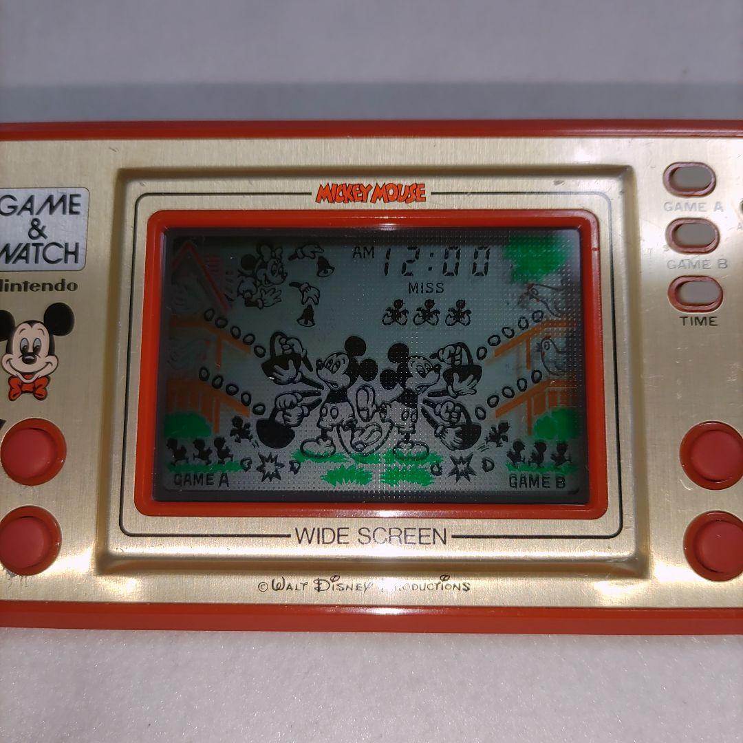 ゲーム＆ウォッチ ワイドスクリーン　ミッキーマウス