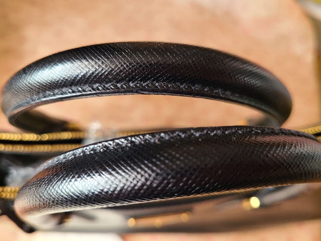 PRADA ブラック ビジネスバッグ 認証カード付き