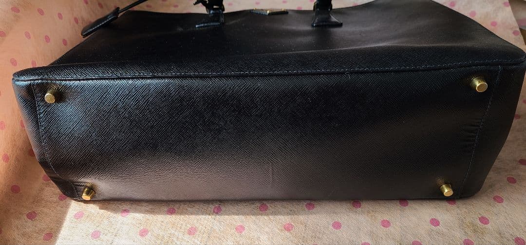 PRADA ブラック ビジネスバッグ 認証カード付き