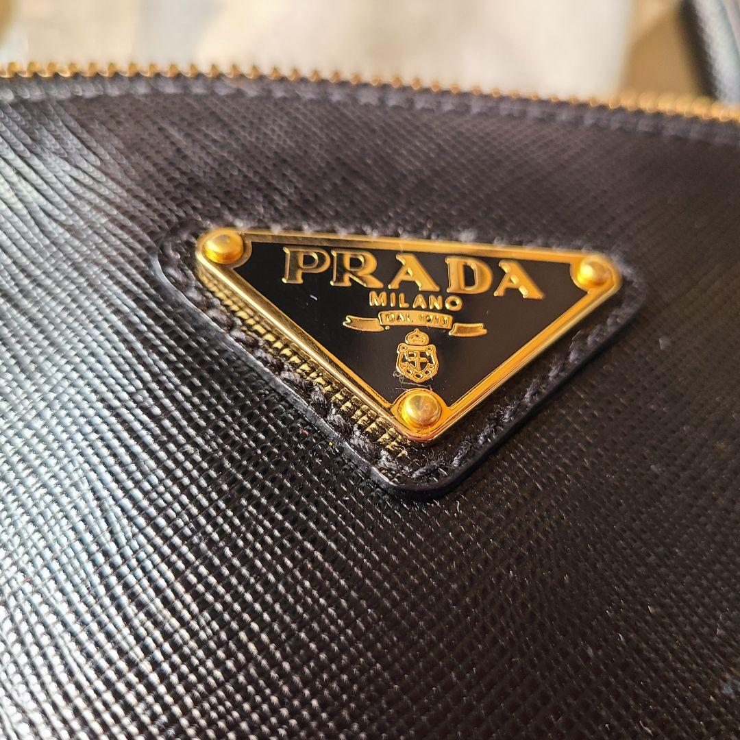 PRADA ブラック ビジネスバッグ 認証カード付き