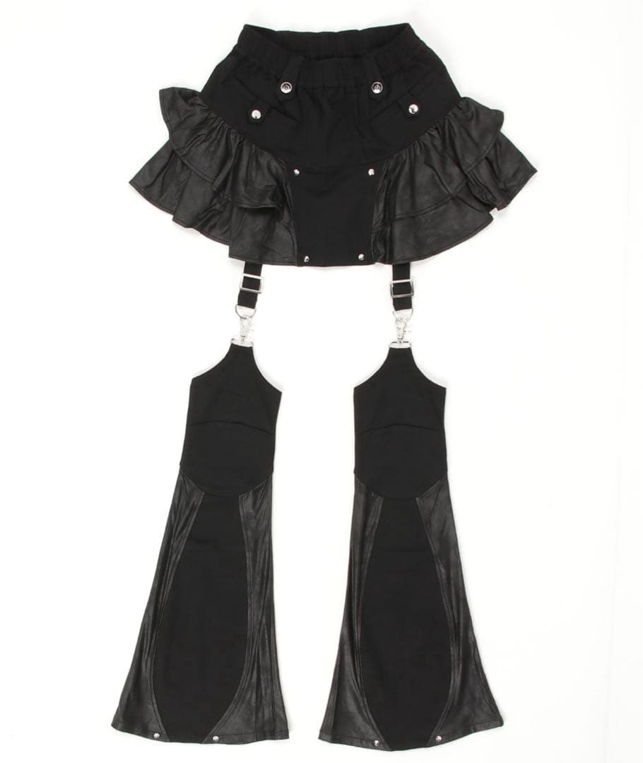 レフレム レッグカバー付きコーティングスカパン REFLEM