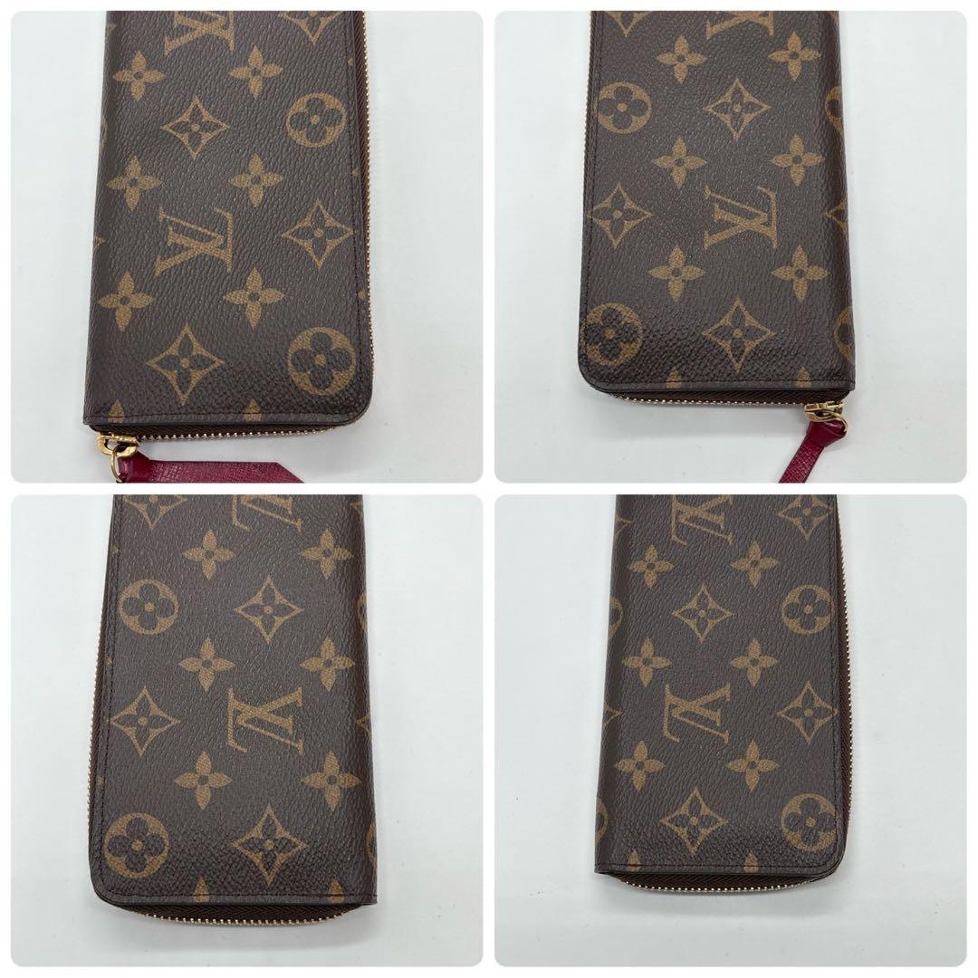 極美品 ルイヴィトン ポルトフォイユクレマンス モノグラム ブラウンM60742