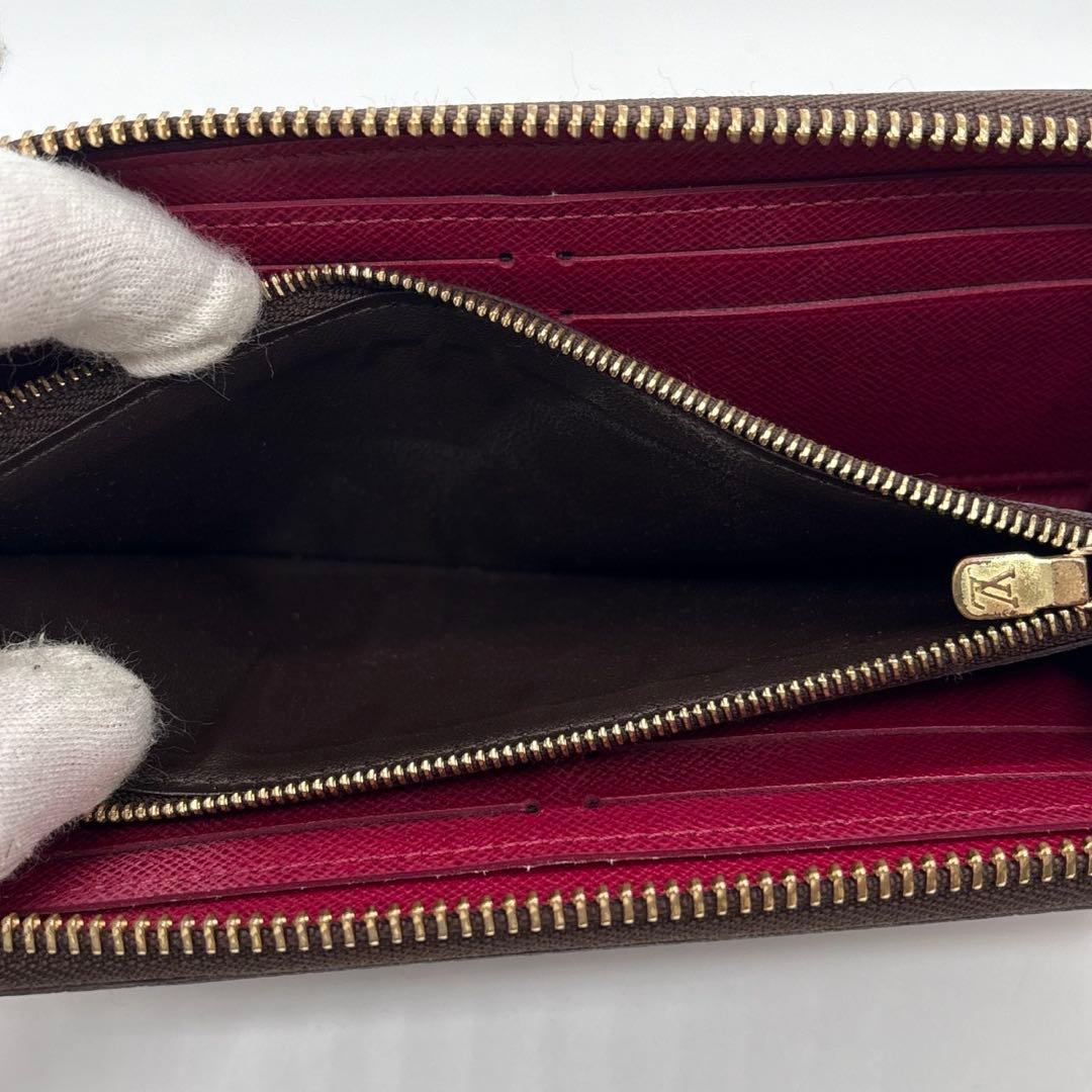 極美品 ルイヴィトン ポルトフォイユクレマンス モノグラム ブラウンM60742