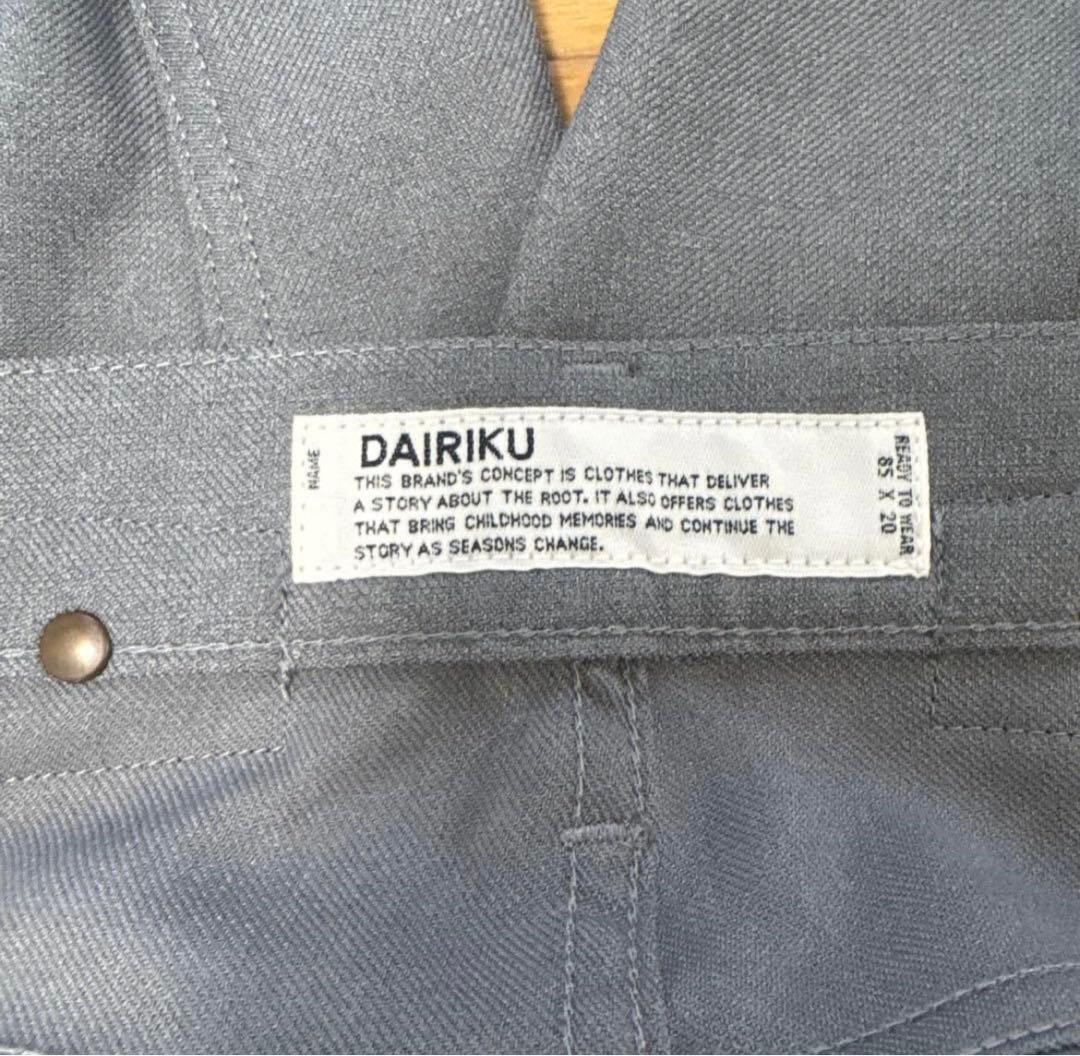 パンツ dairiku 21ss Flare Flasher Pressed Pants