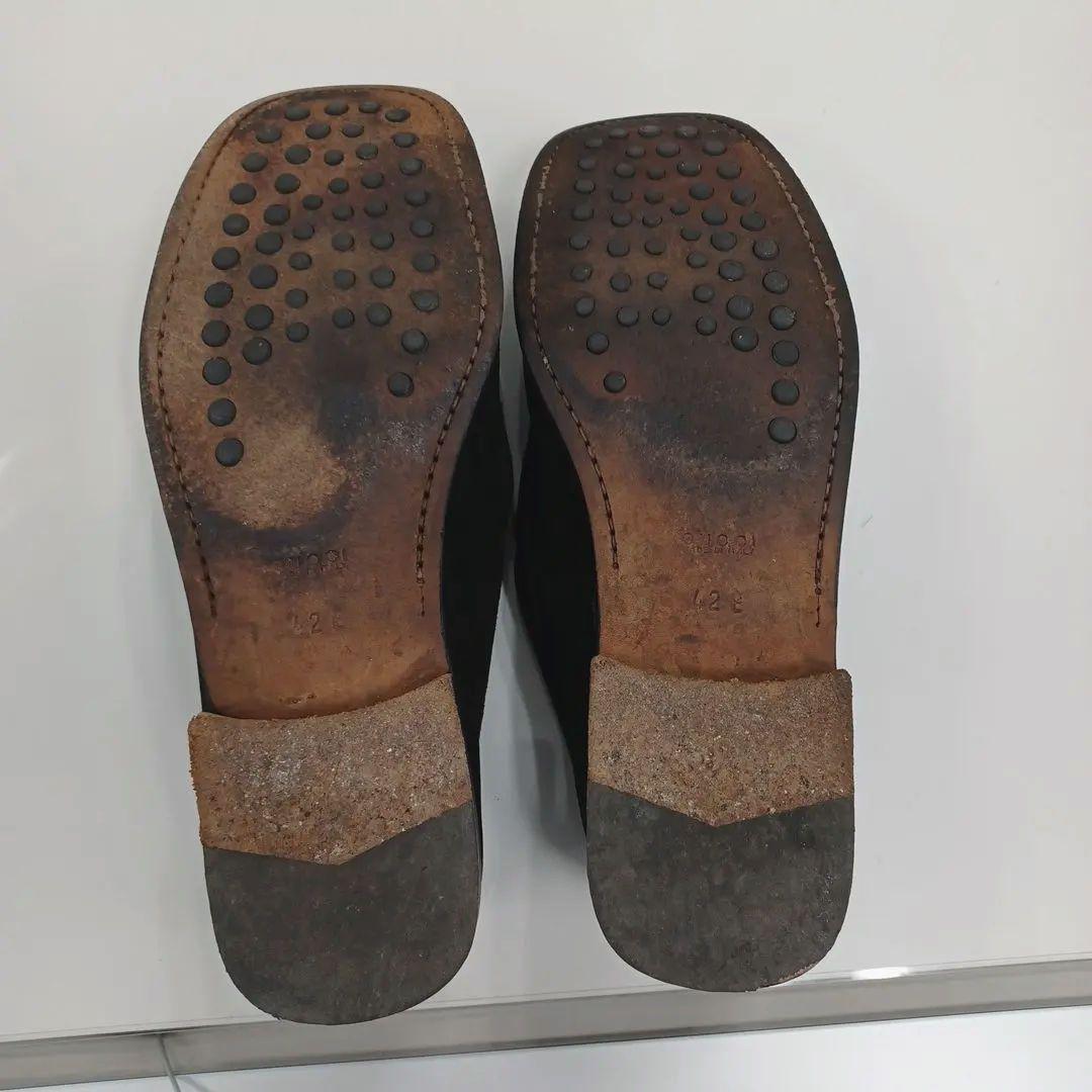 GUCCI グッチ 　ビットローファー ２６.５cm スウェード