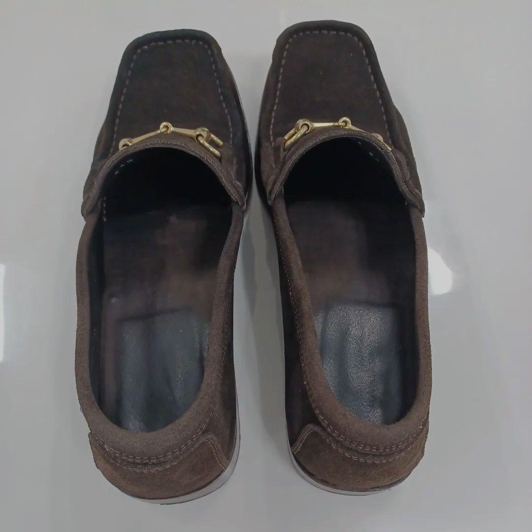 GUCCI グッチ 　ビットローファー ２６.５cm スウェード