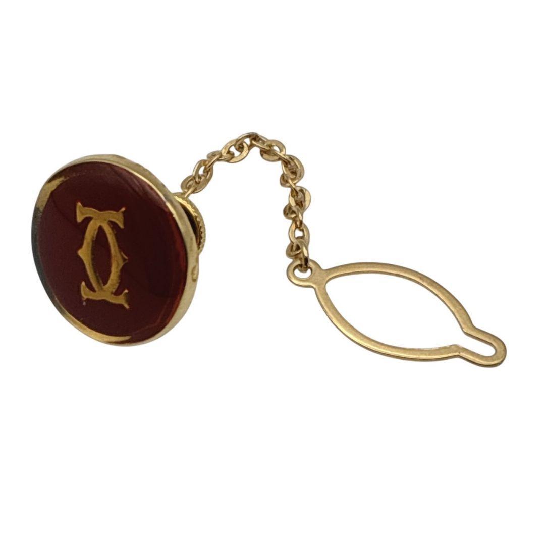 【美品】Cartier カルティエ カフス タイピン セット ダブルC ロゴ