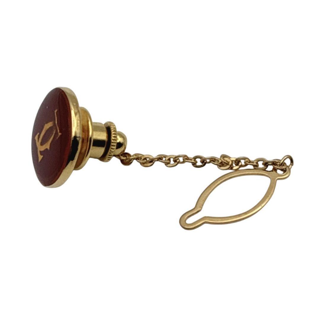 【美品】Cartier カルティエ カフス タイピン セット ダブルC ロゴ