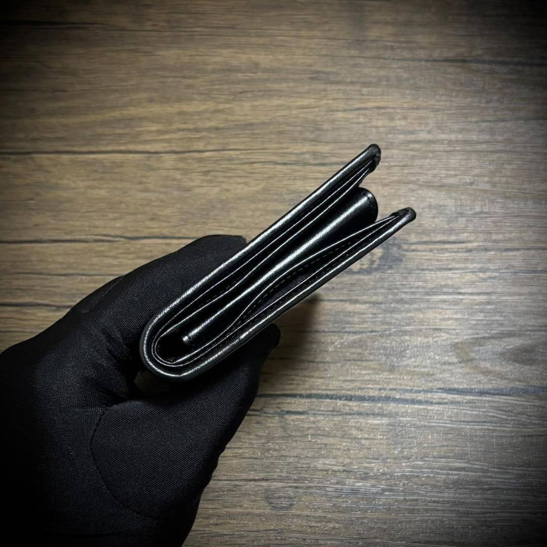 シャイニング クロコダイル メンズ財布 二つ折り 財布 グリーン 緑 証明付 1