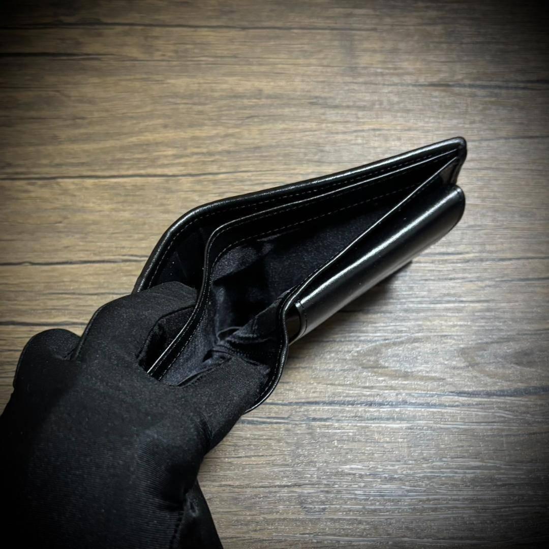 シャイニング クロコダイル メンズ財布 二つ折り 財布 グリーン 緑 証明付 1