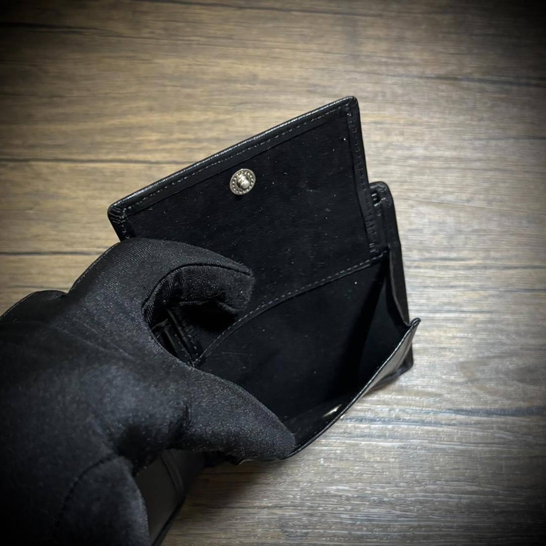 シャイニング クロコダイル メンズ財布 二つ折り 財布 グリーン 緑 証明付 1