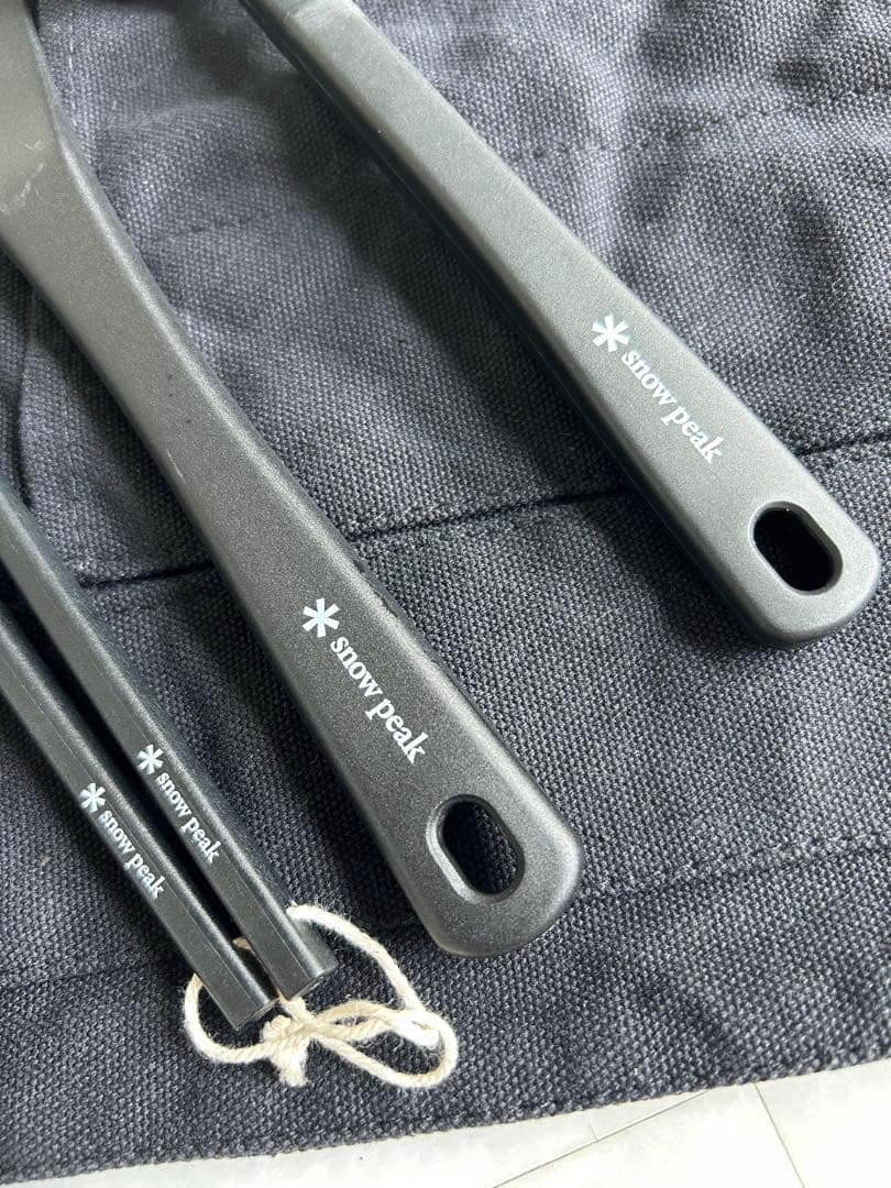 スノーピーク　クッキングツール3点 他メーカー収納ケース付き　廃盤品