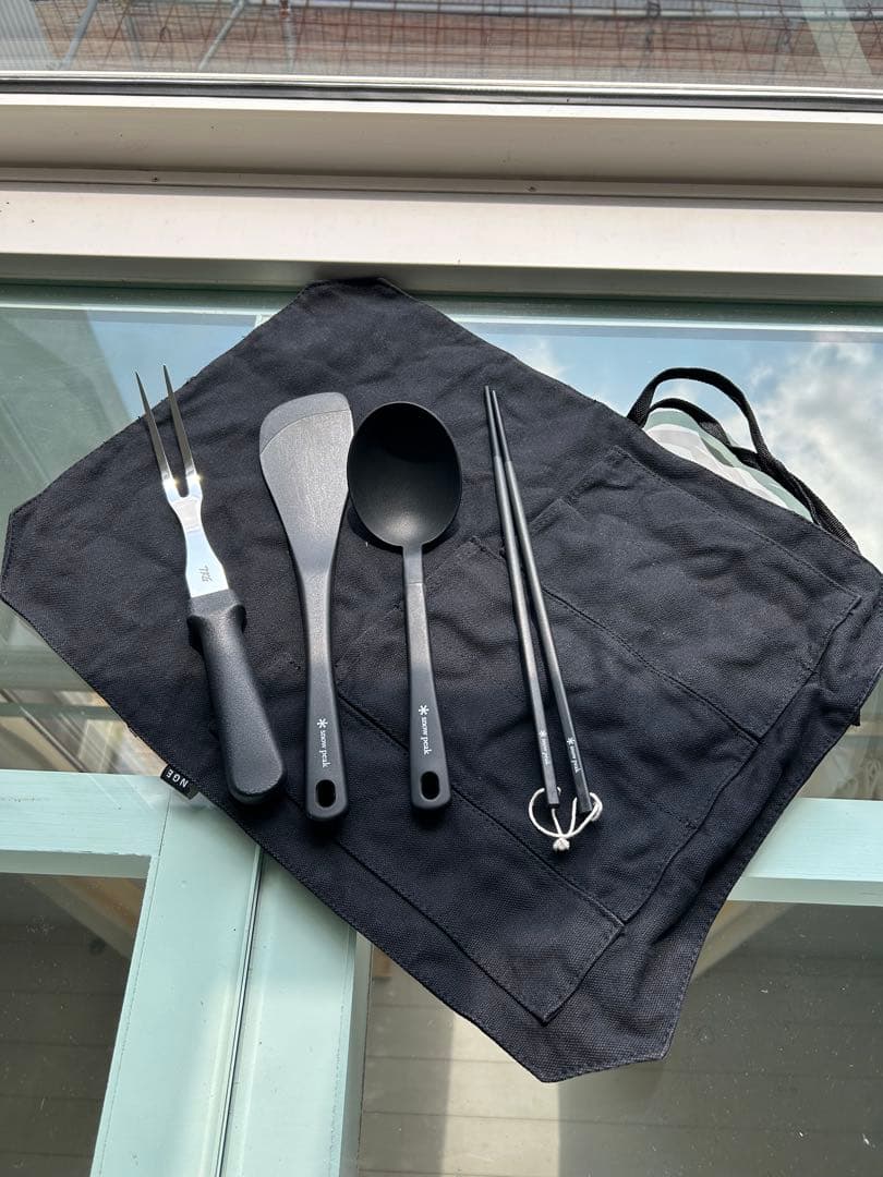 スノーピーク　クッキングツール3点 他メーカー収納ケース付き　廃盤品