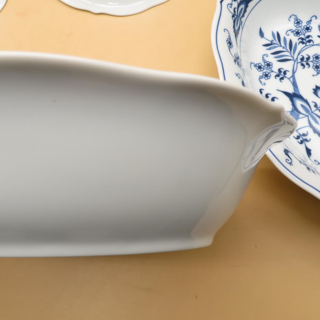 美品　ブルーダニューブ Blue Danube　オーバル　深皿　６枚