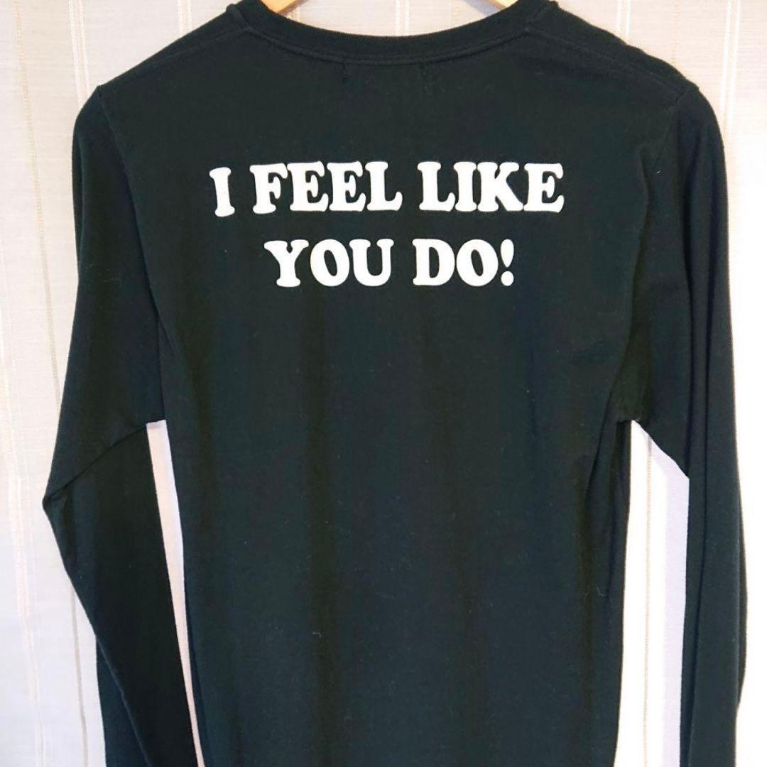 ヒステリックグラマー ロンT メンズ　S　ガールプリント　黒