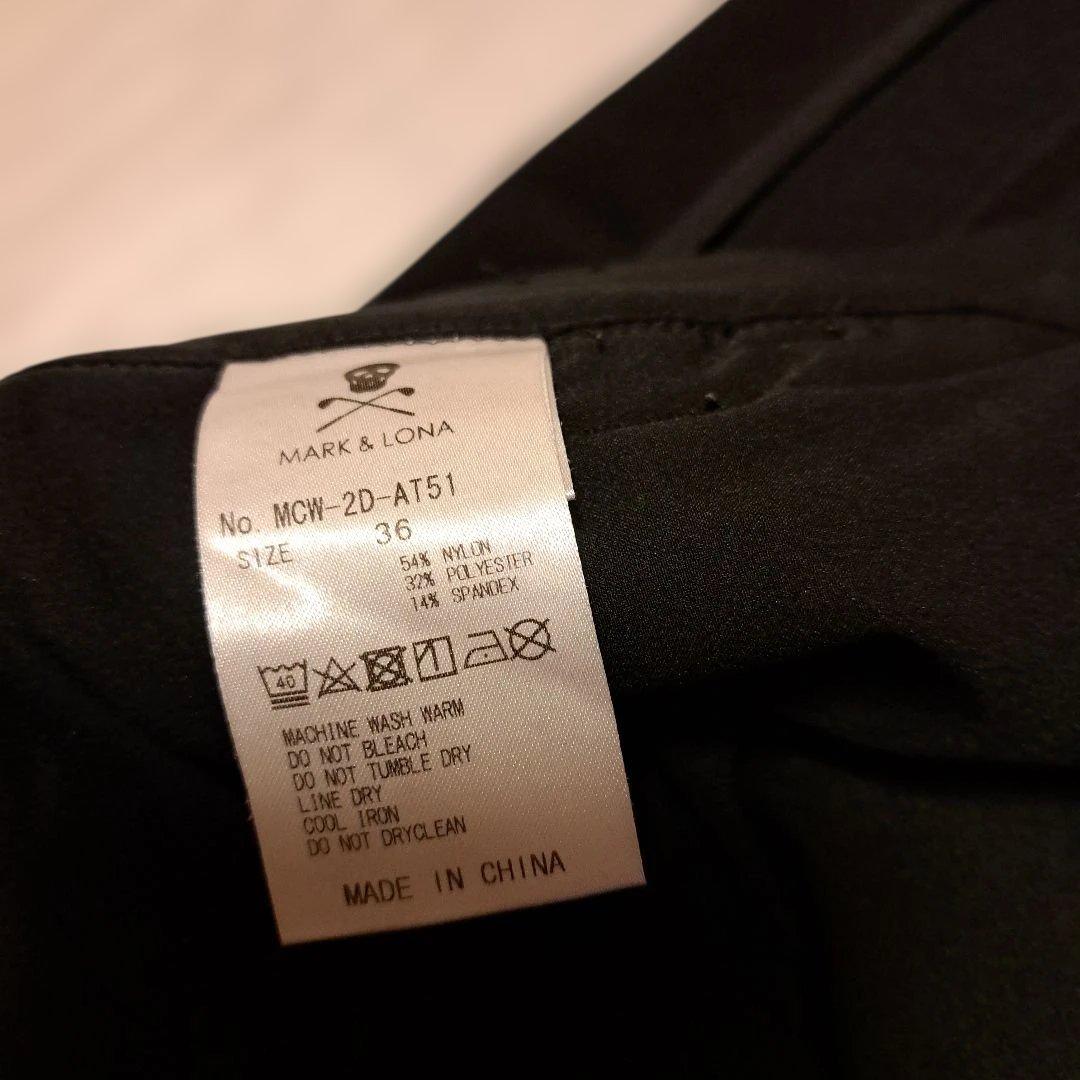 MARK&LONA ブラックパンツ