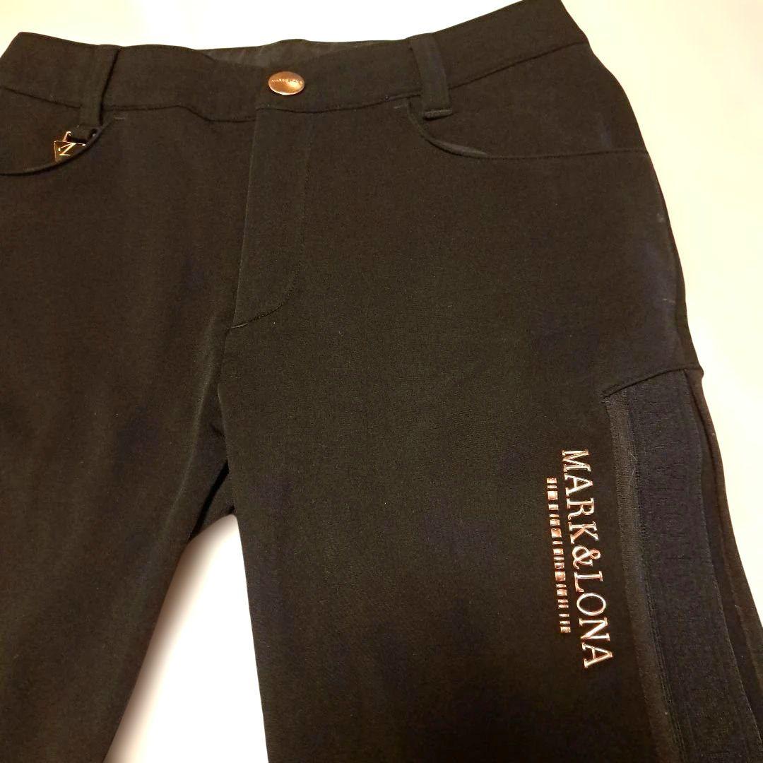 MARK&LONA ブラックパンツ