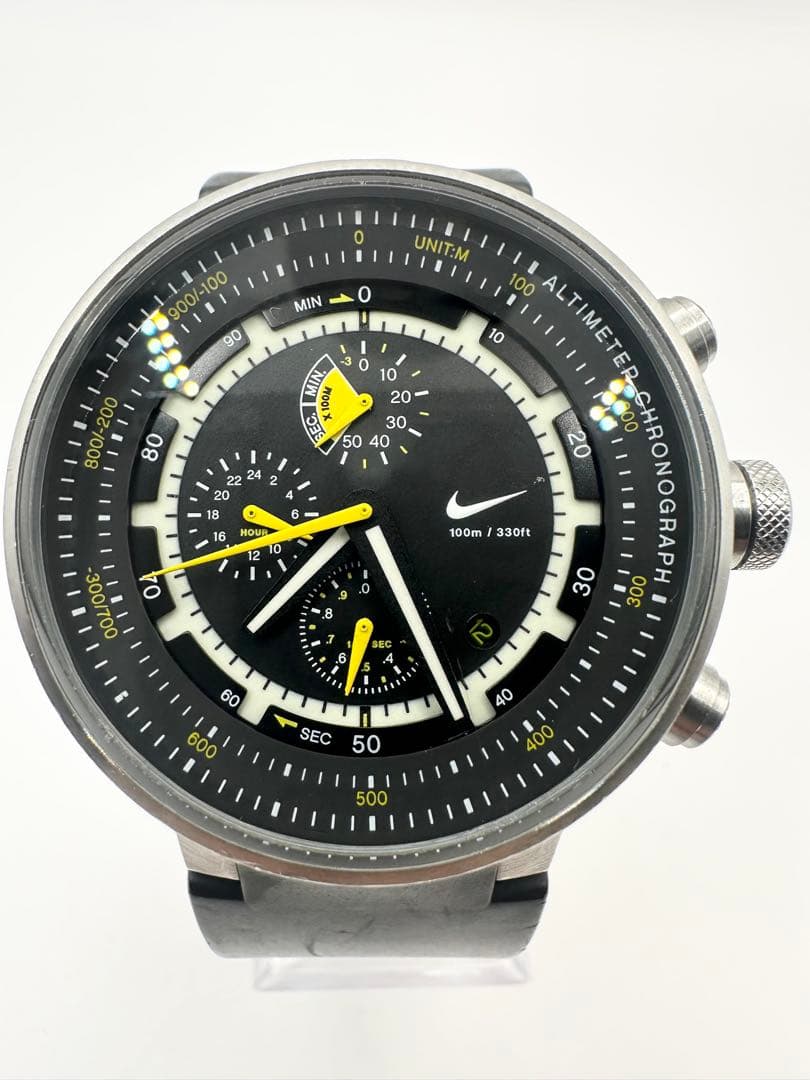 NIKE ナイキ ランス　アームストロング　WA0056 ブラック クォーツ