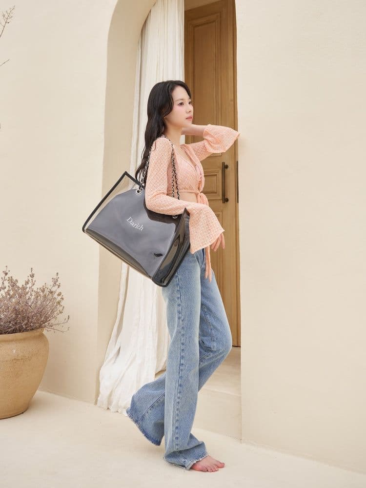 ダーリッチ　Darich　DDロゴクリアボストンバッグ