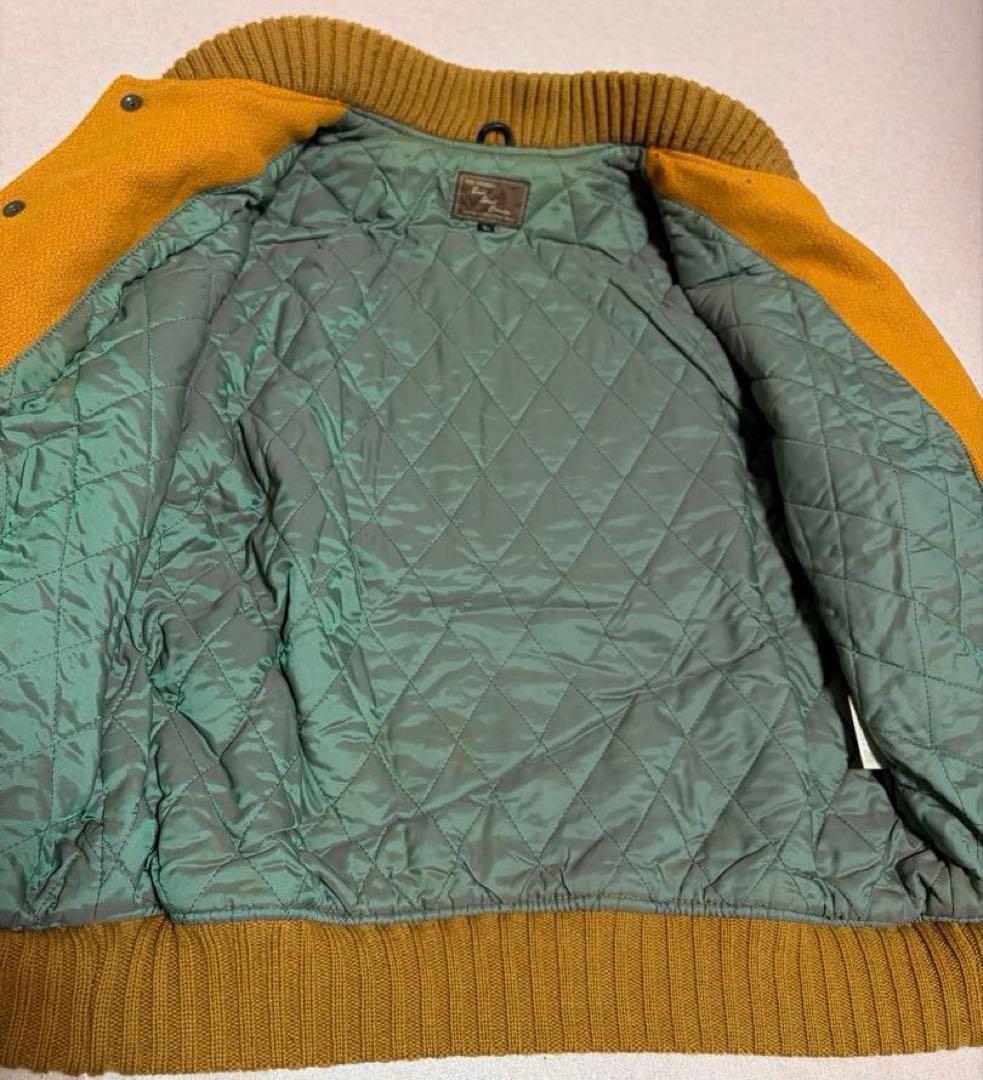 美品 Back Street Crawler スタジャン 本革 インディアン