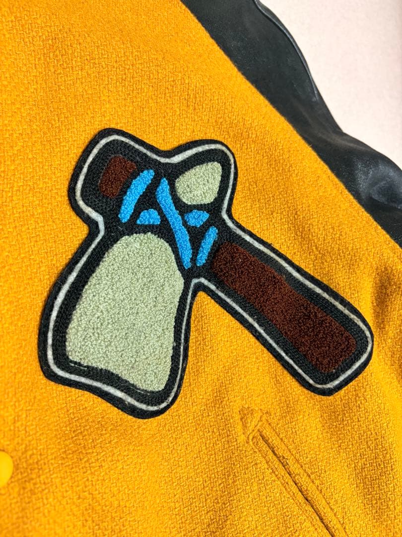 美品 Back Street Crawler スタジャン 本革 インディアン