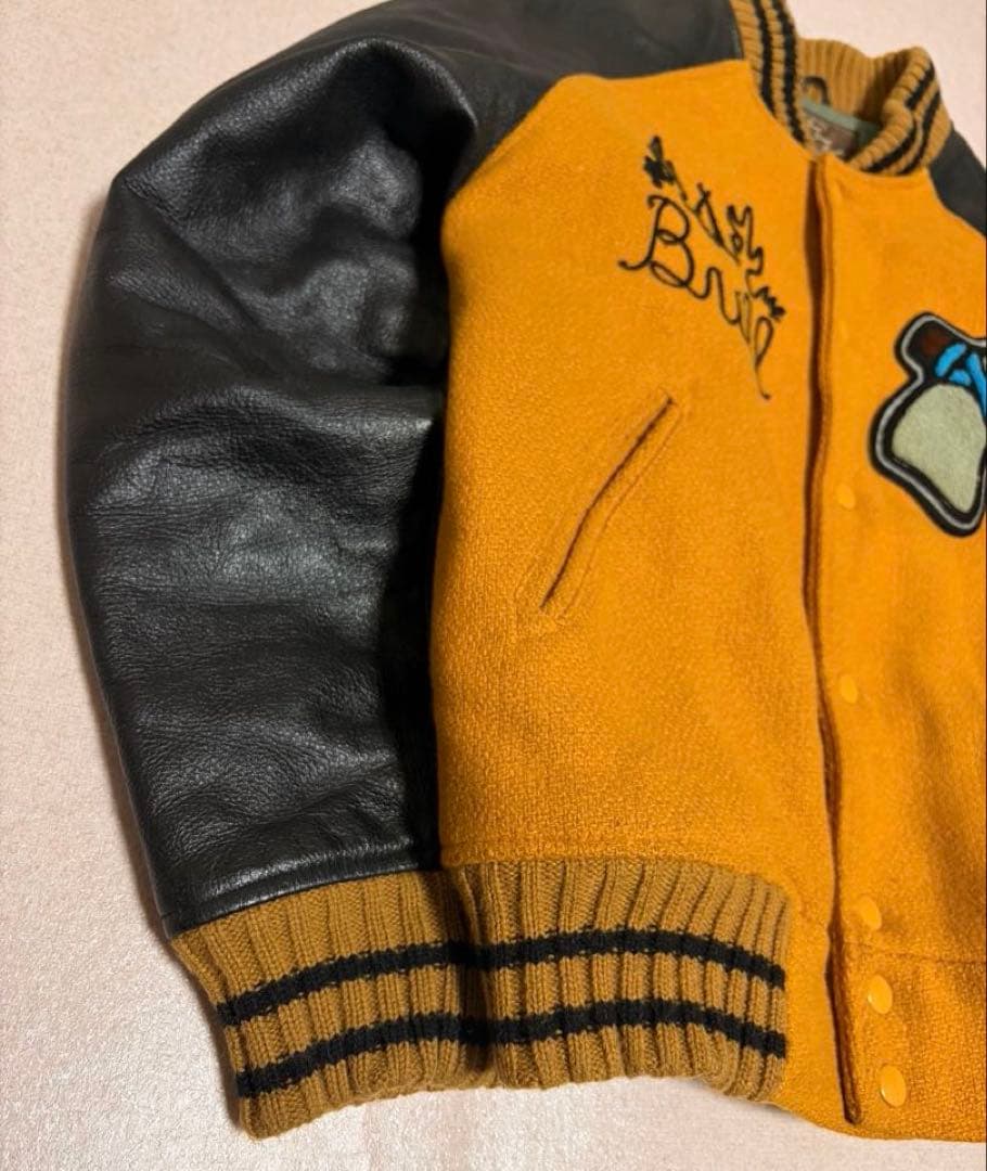 美品 Back Street Crawler スタジャン 本革 インディアン