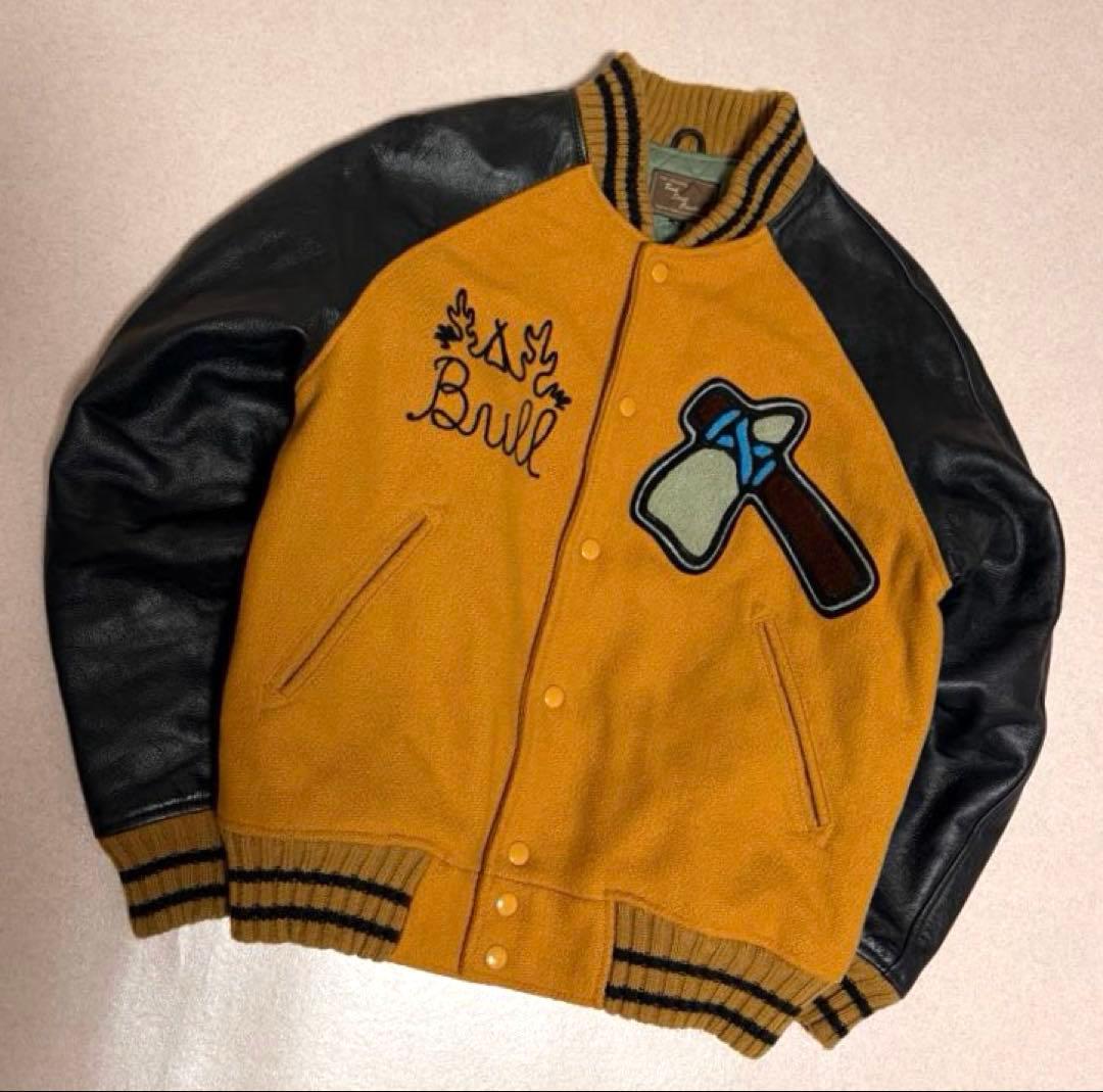 美品 Back Street Crawler スタジャン 本革 インディアン