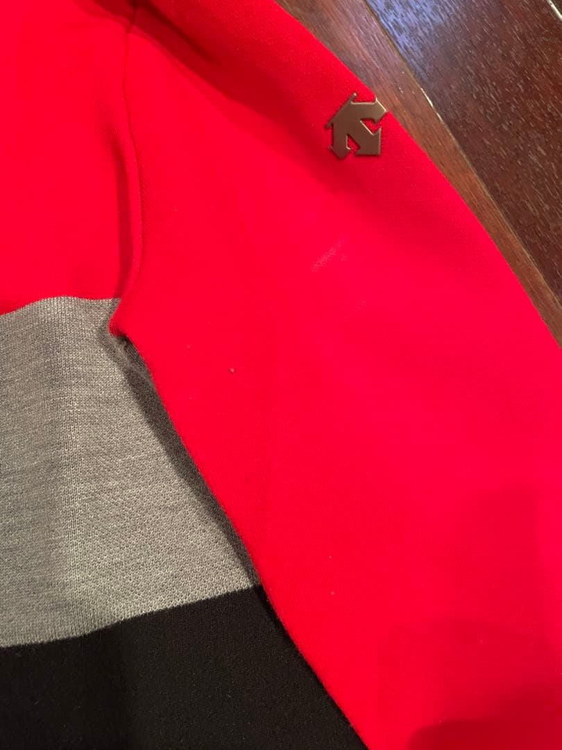 デサントゴルフ　セットアップ　黒サンバイザーつき３点