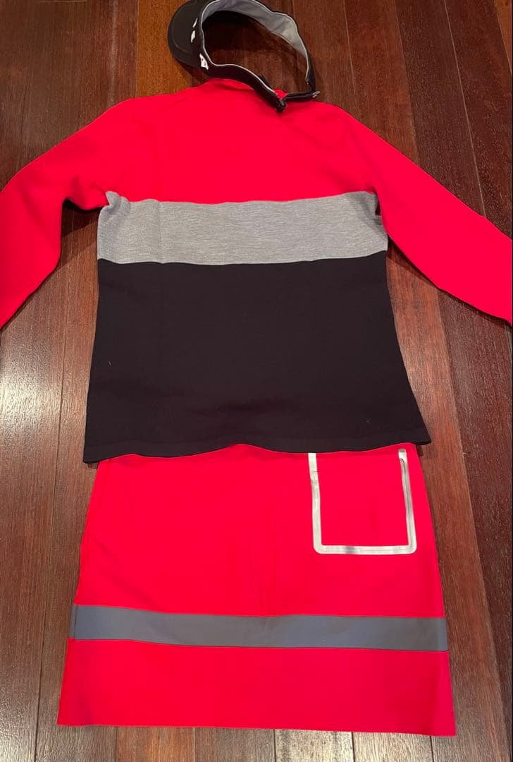 デサントゴルフ　セットアップ　黒サンバイザーつき３点