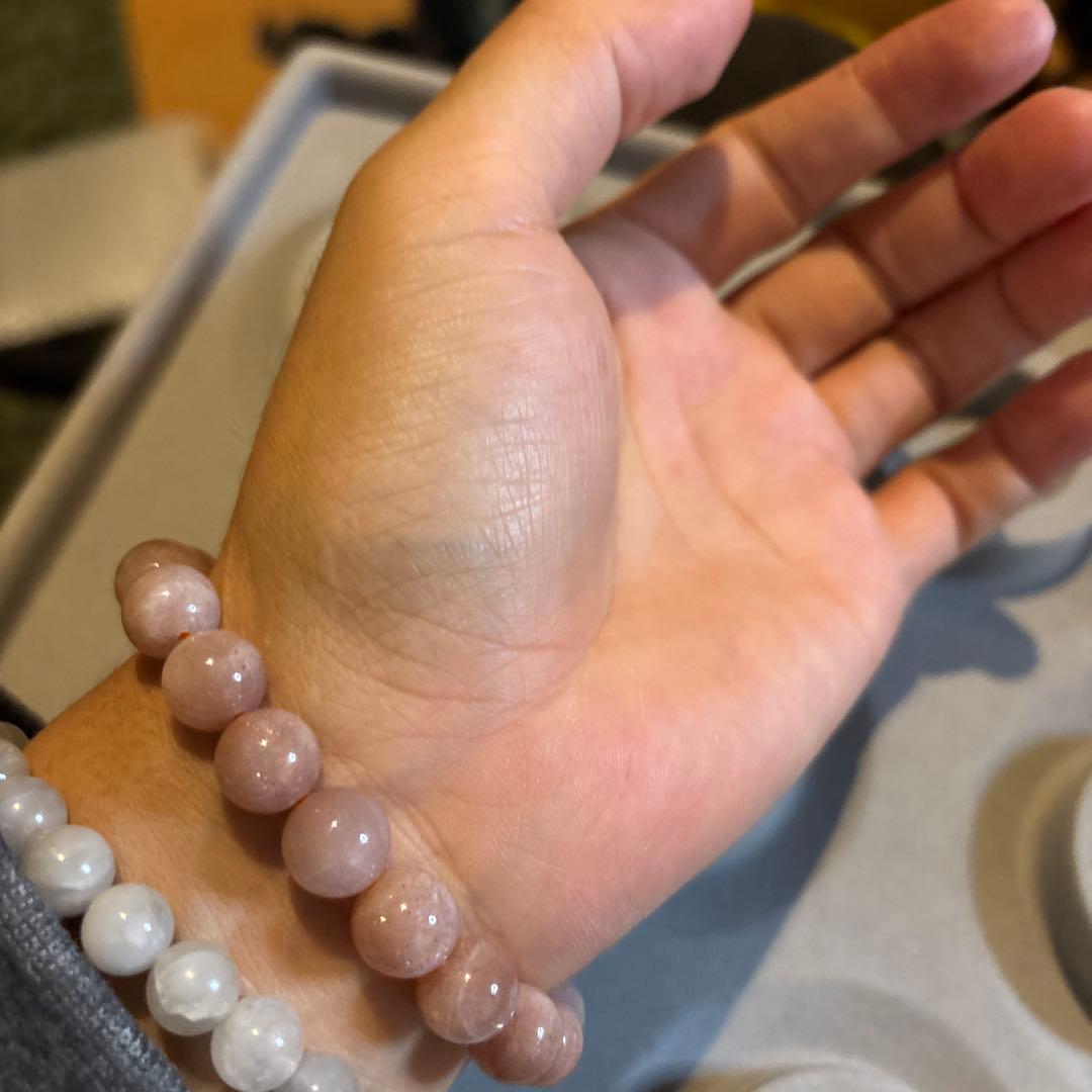 綺麗なオレンジムーンストーン！ジュワーンとくる！綺麗！