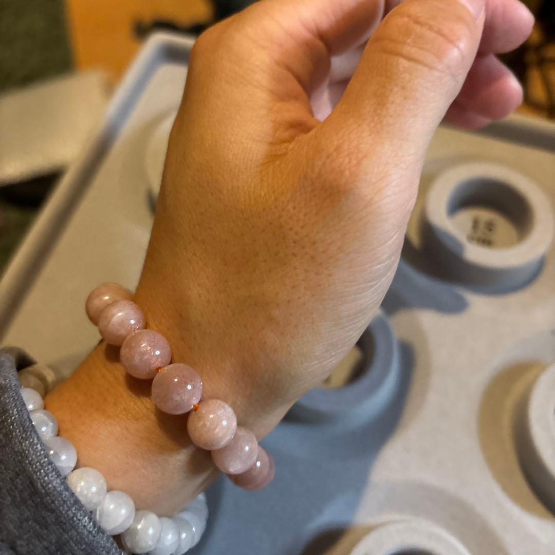 綺麗なオレンジムーンストーン！ジュワーンとくる！綺麗！