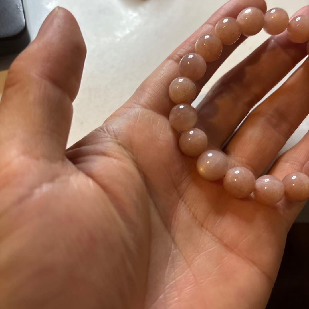 綺麗なオレンジムーンストーン！ジュワーンとくる！綺麗！