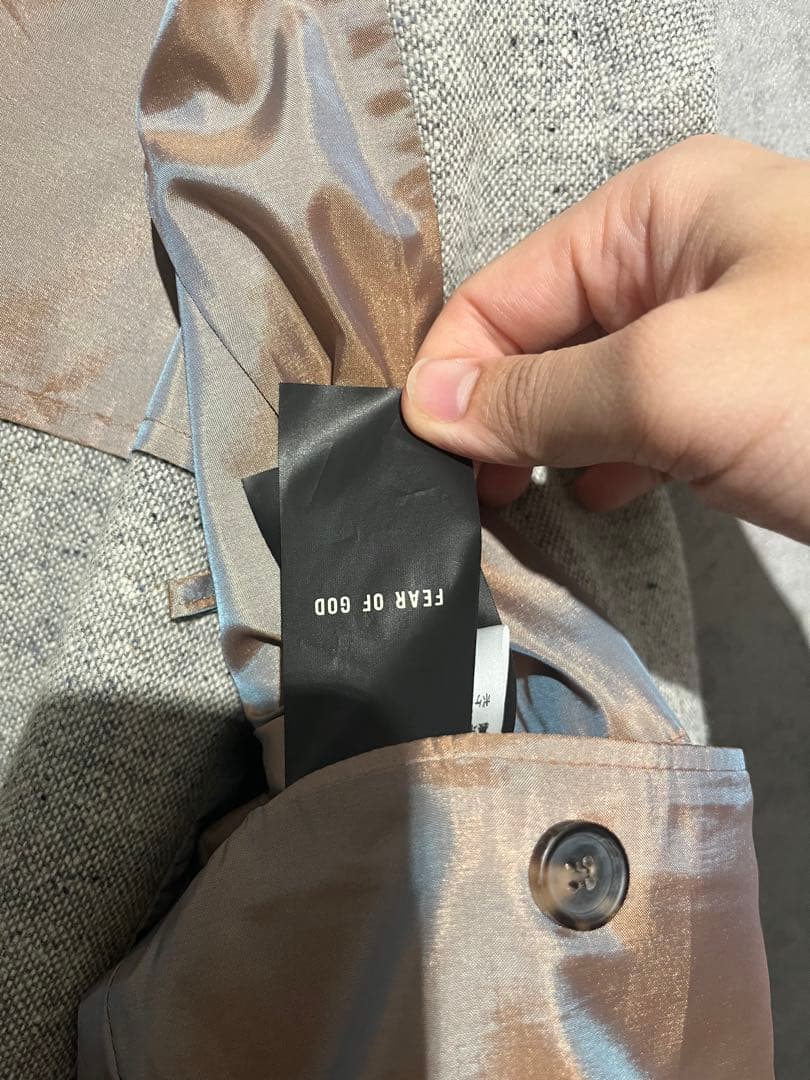 fear of god フィアオブゴッド　7th ノーカラージャケット