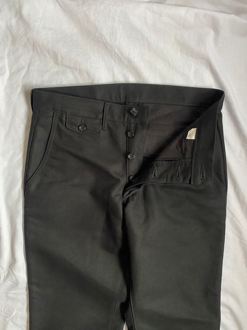 【美品】Workers officer trousers ワーカーズ ブラック