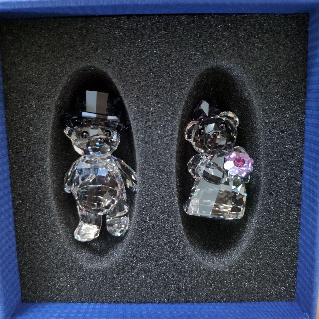 未使用：Swarovski You & I カップルベア