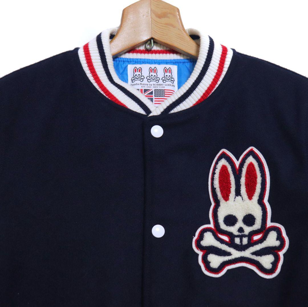 【フロンタ様】Psycho Bunny 裏地キルティング 中綿 スタジャン L