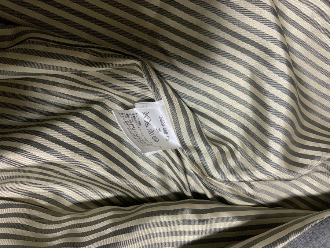 じゅんたん　PHILOSOPHY くるみボタン　ウール　コート　グレー