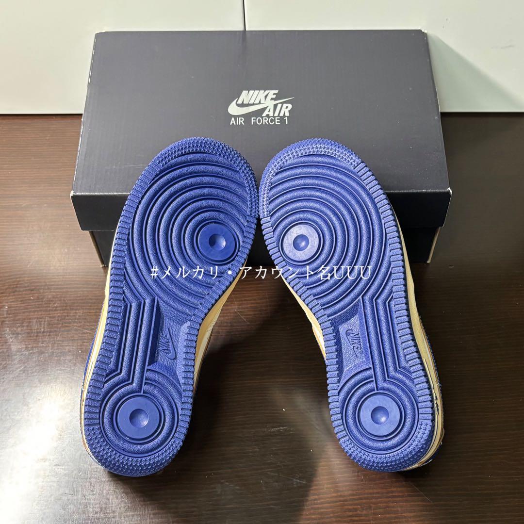 【新品23cm】NIKE W エアフォース１セイル/バニラ/ブルー