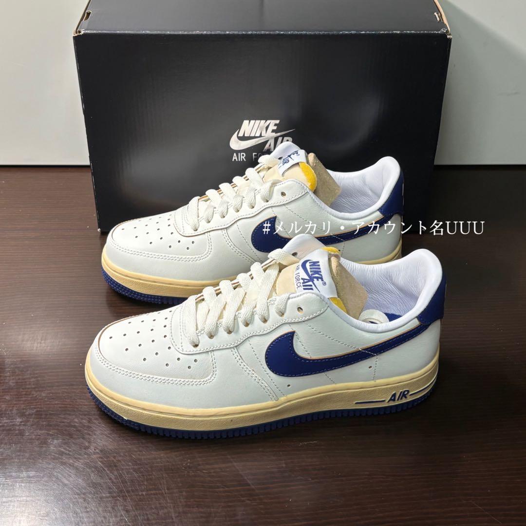 【新品23cm】NIKE W エアフォース１セイル/バニラ/ブルー