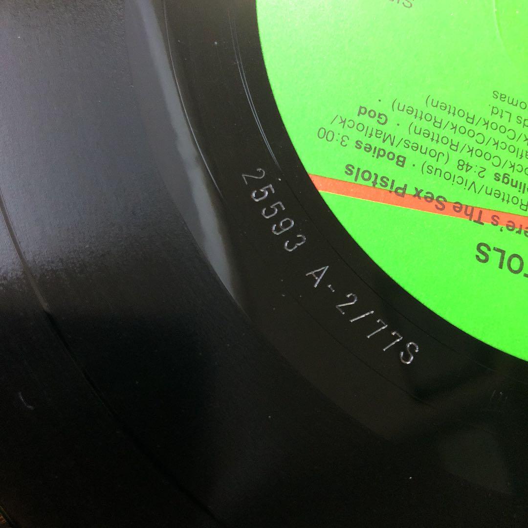 西ドイツ盤！ A2/B2 超高音質盤 THE SEX PISTOLS 極上2nd