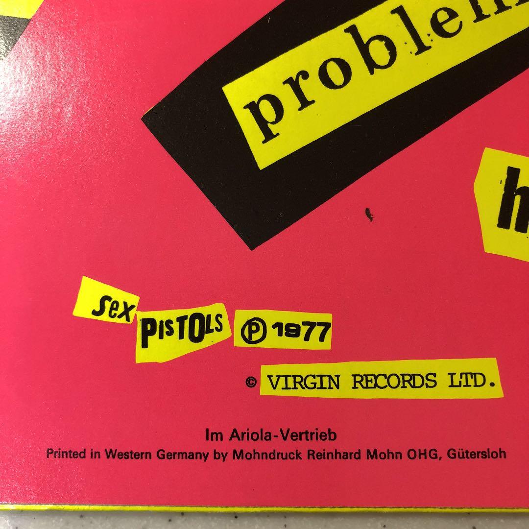 西ドイツ盤！ A2/B2 超高音質盤 THE SEX PISTOLS 極上2nd
