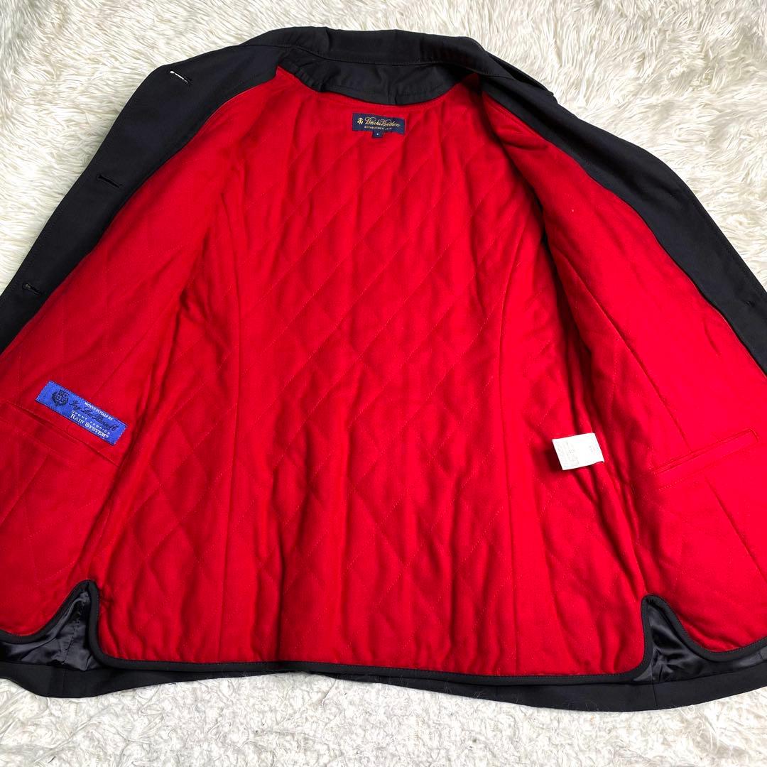 美品✨ブルックスブラザーズ コート 金ボタン ライナー ロロピアーナ 赤 XL