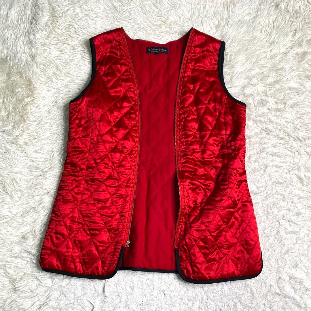 美品✨ブルックスブラザーズ コート 金ボタン ライナー ロロピアーナ 赤 XL