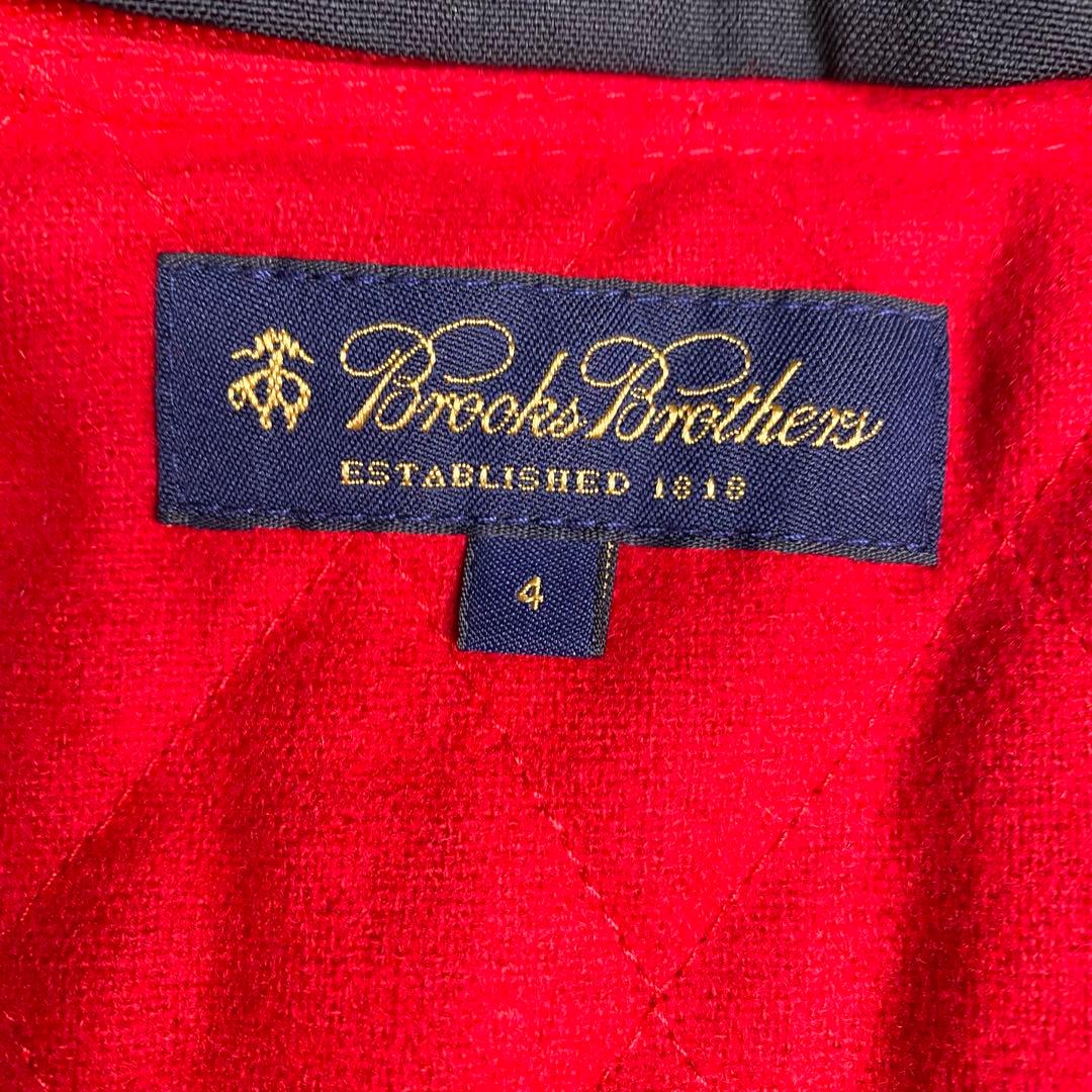 美品✨ブルックスブラザーズ コート 金ボタン ライナー ロロピアーナ 赤 XL